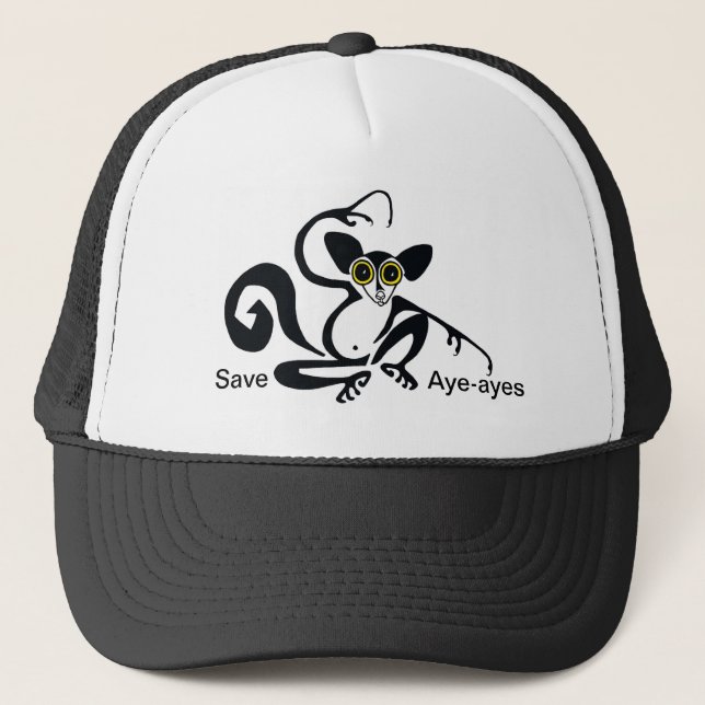 Casquette Animal en voie de disparition - Cool Sauvez AYE-AY (Devant)