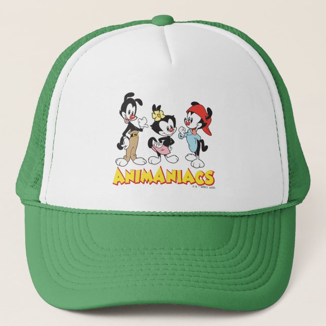Casquette Animaniacs | Yakko, Dot et Wakko debout (Devant)