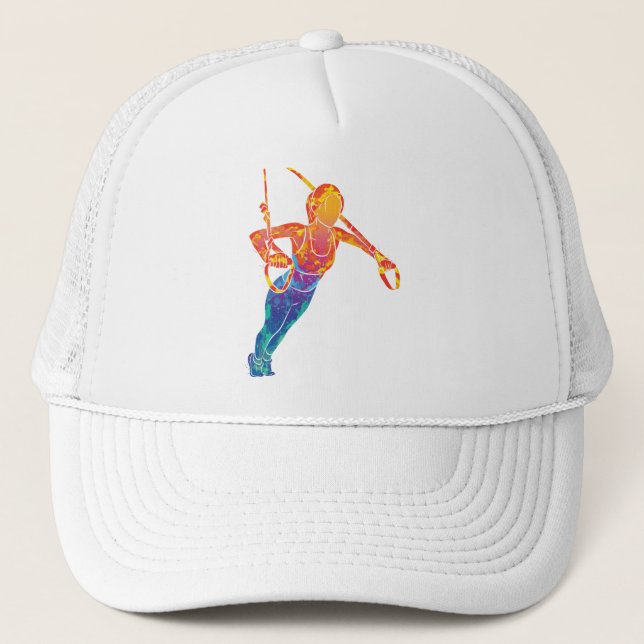 Casquette Anneaux d'aquarelle Gymnastique (Devant)