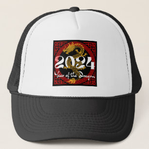 Casquette Année du Dragon 2024 Zodiac chinois