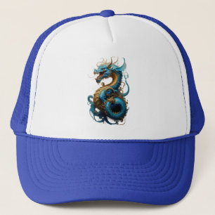 Casquette Année du dragon bleu 2024