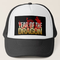 ANNÉE DU DRAGON OR ROUGE