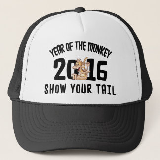 Casquette Année du singe 2016 - montrez votre queue