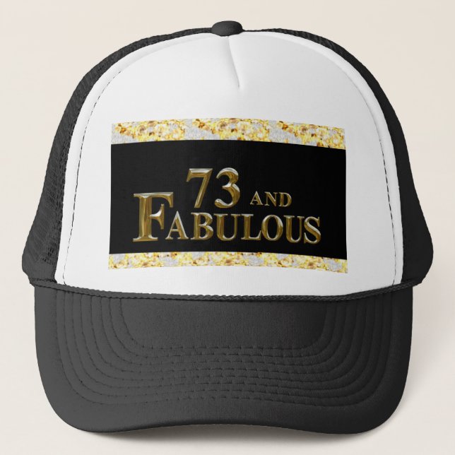 Casquette Anniversaire 73 ans (Devant)