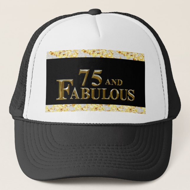 Casquette Anniversaire 75 ans (Devant)