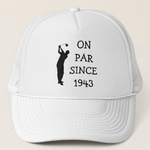 Casquette Anniversaire Golfer Funny 80e heureux papa Par