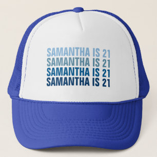 Casquette Anniversaire personnalisé 21e 30e 40e 50e 60e 70 a