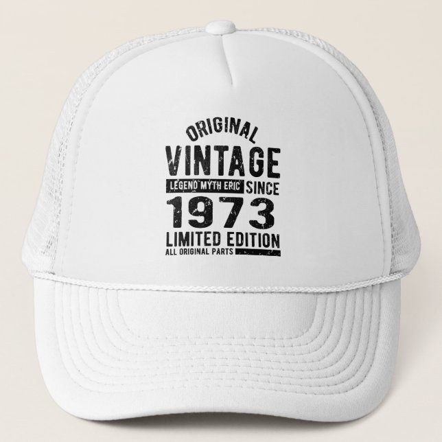 Casquette Anniversaire Vintage 1973 (Devant)
