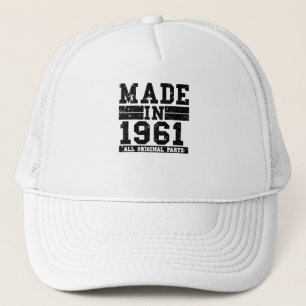 Casquette Anniversaire Vintage de 1961