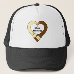 Casquette Anti logo de poignée de main de racisme