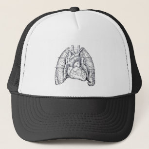 Casquette anti-tabac Retro Anatomy Poumons