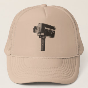 Casquette Appareil photo Super 8 Pop Art