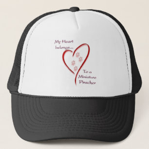Casquette Appartenances cardiaques Miniature Pinscher
