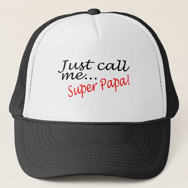 Casquette Appelez-juste moi papa superbe (Devant)