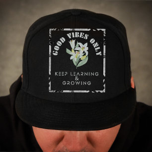 Casquette Apprentissage et conception de Good Vibes uniqueme