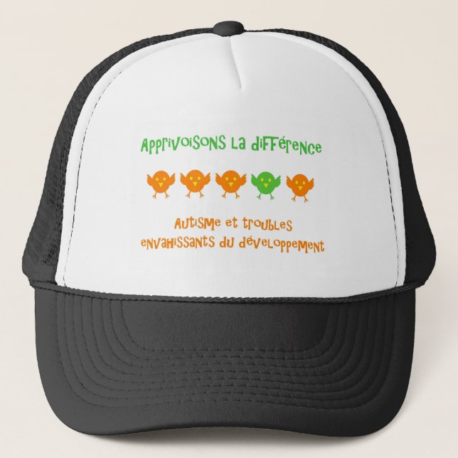 Casquette Apprivoisons La différence Truckerkappe (Vorderseite)