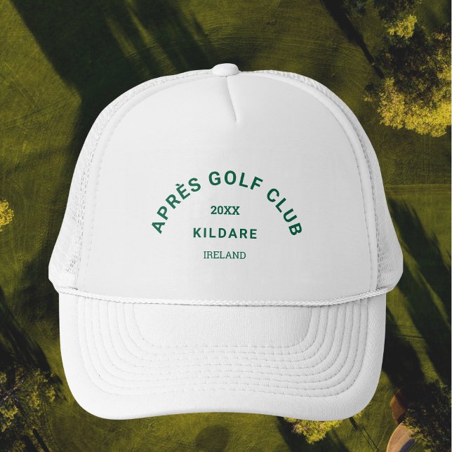 Casquette Après le Golf Club Forêt Vert Golf Social Crest (Créateur téléchargé)