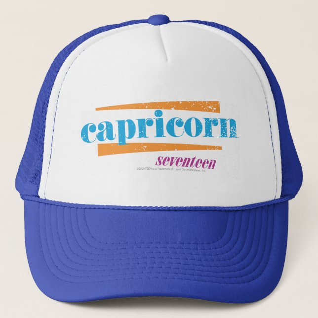 Casquette Aqua de Capricorne (Devant)