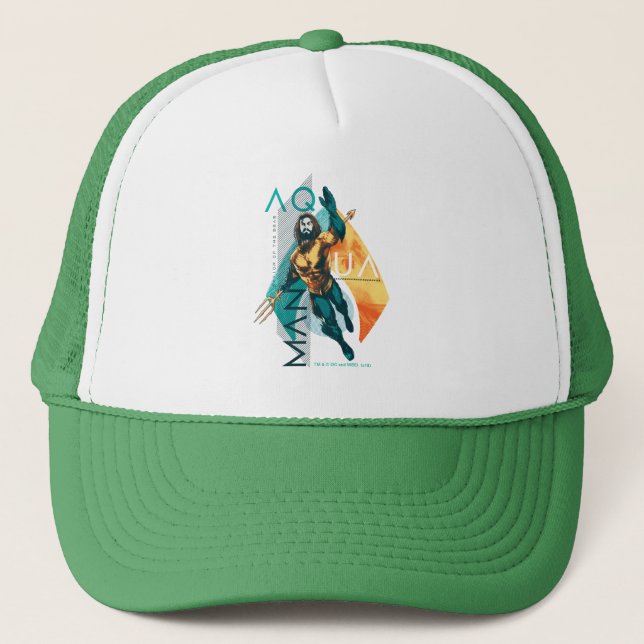 Casquette Aquaman | Modernist Aquaman Collage (Devant)