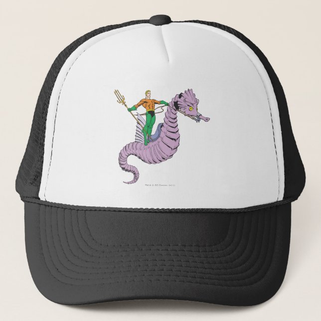 Casquette Aquaman Rides Seahorse (Devant)