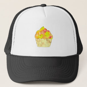 Casquette Aquarelle Cupcake Peinture