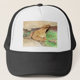 Casquette Aquarelle Grenouille des Bois