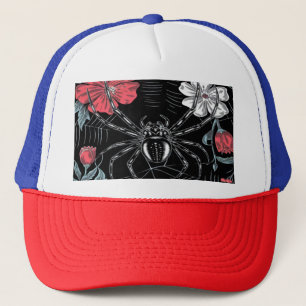 Casquette Araignée romantique foncée Floral