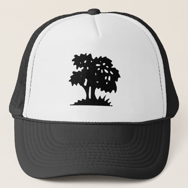 Casquette Arbre à dessin - Noir (Devant)