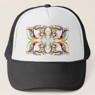 Casquette Arbres et oiseaux imaginaire