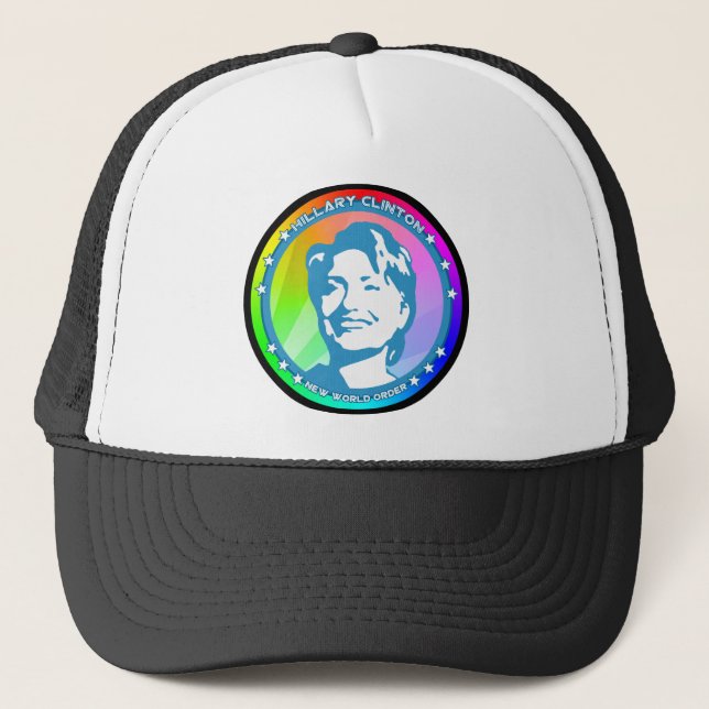 Casquette arc-en-ciel de hillary Clinton (Devant)