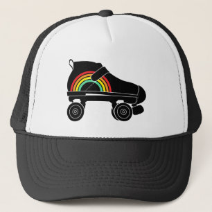 Casquette arc-en-ciel de patin de rouleau de quadruple
