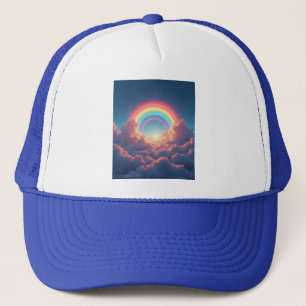 Casquette Arc-en-ciel et nuages