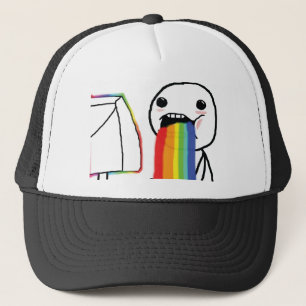 Casquette Arcs-en-ciel vomissants