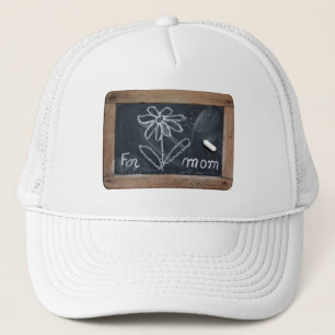 Casquette Ardoise 10 Fleur pour chapeau de camion maman