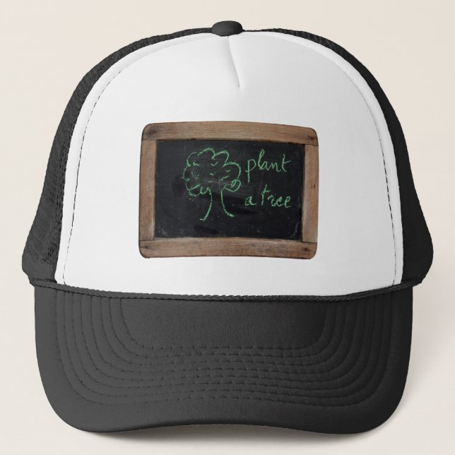Casquette Ardoise #12 - Plante un arbre - Devenez écolo (Devant)
