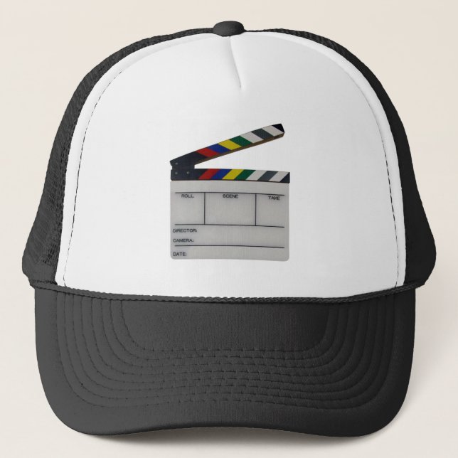 Casquette Ardoise de cinéaste de film de bardeau (Devant)