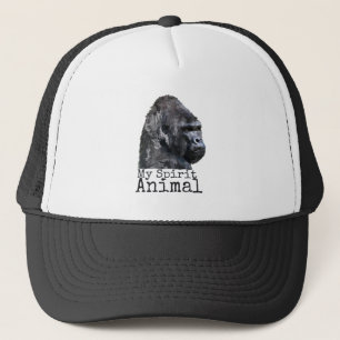 Casquette Argent Retour Gorille Esprit Animal
