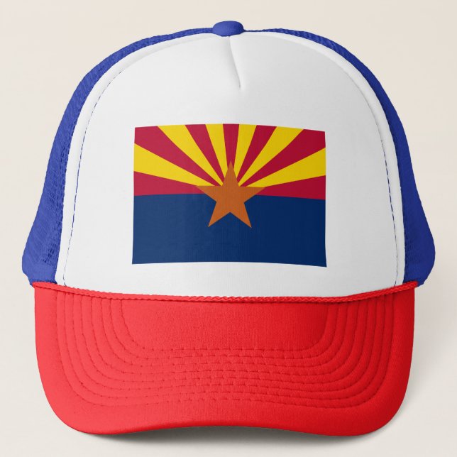 Casquette Arizona Drapeau : Réglage de Star Sun, État du cui (Devant)