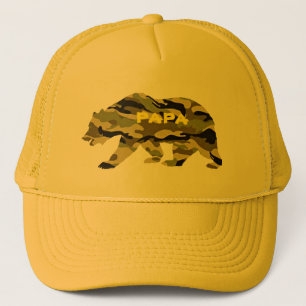 Casquette armée papa papa papa porte un camo drôle