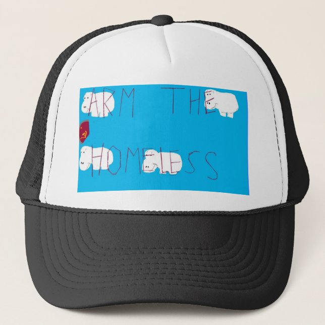 Casquette armez le sans-abri (Devant)