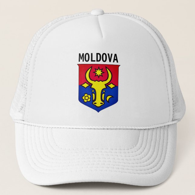 Casquette Armoiries de Moldova (Devant)
