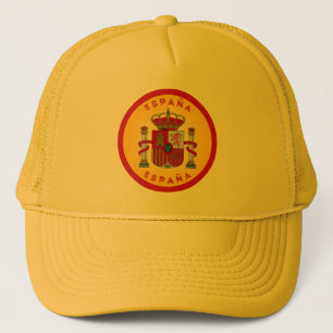 Casquette Armoiries d'Espagne de forme circulaire 