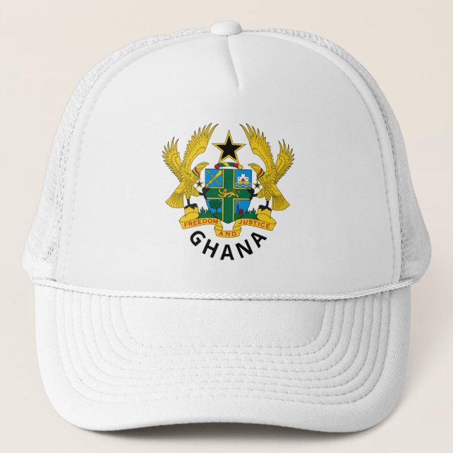 Casquette Armoiries du Ghana (Devant)
