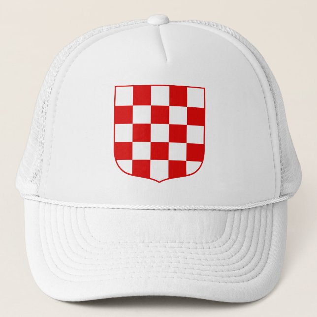 Casquette Armoiries motifs croates (Devant)