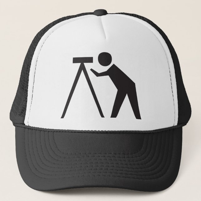 Casquette Arpenteur de terre au travail Haat (Devant)