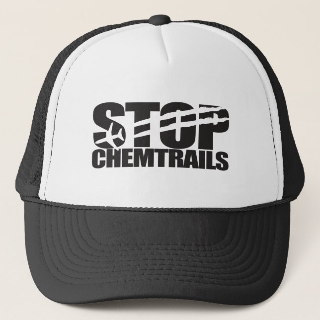Casquette Arrêtez Chemtrails (Devant)