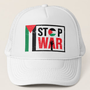 Casquette Arrêtez la guerre - Les vies palestiniennes compte