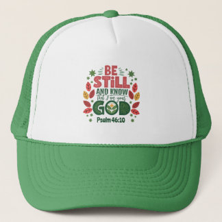 Casquette Arrêtez-vous et sachez que je suis votre Dieu