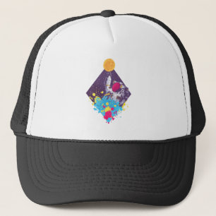 Casquette Art astronaute