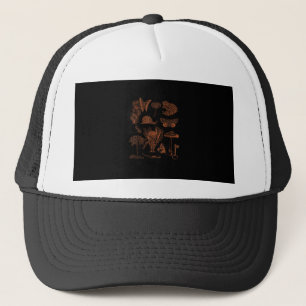 Casquette Art botanique, champignons de grenouille, esthétiq